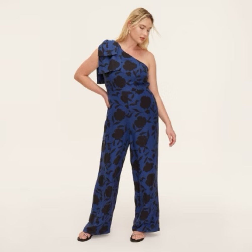 Women's Classic Rose Jumpsuit - Kate Spade New York Navy/Black NEW!!